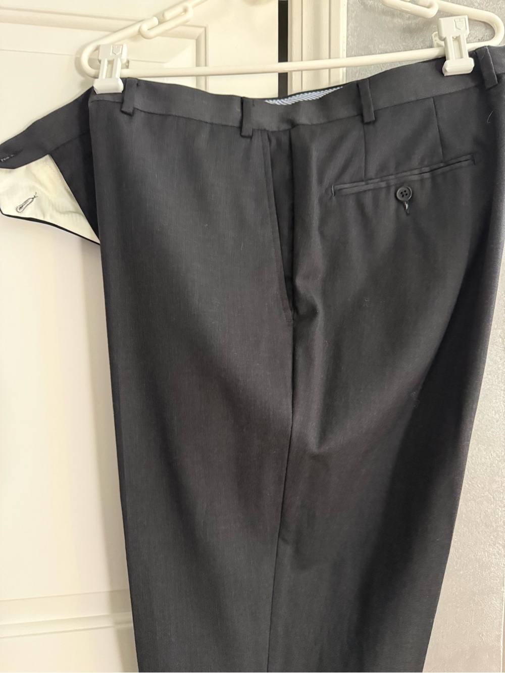 Kirkland Signature Men's Dress Pants in Charcoal Gray